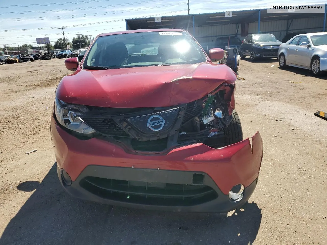 JN1BJ1CR7JW258359 2018 Nissan Rogue Sport S