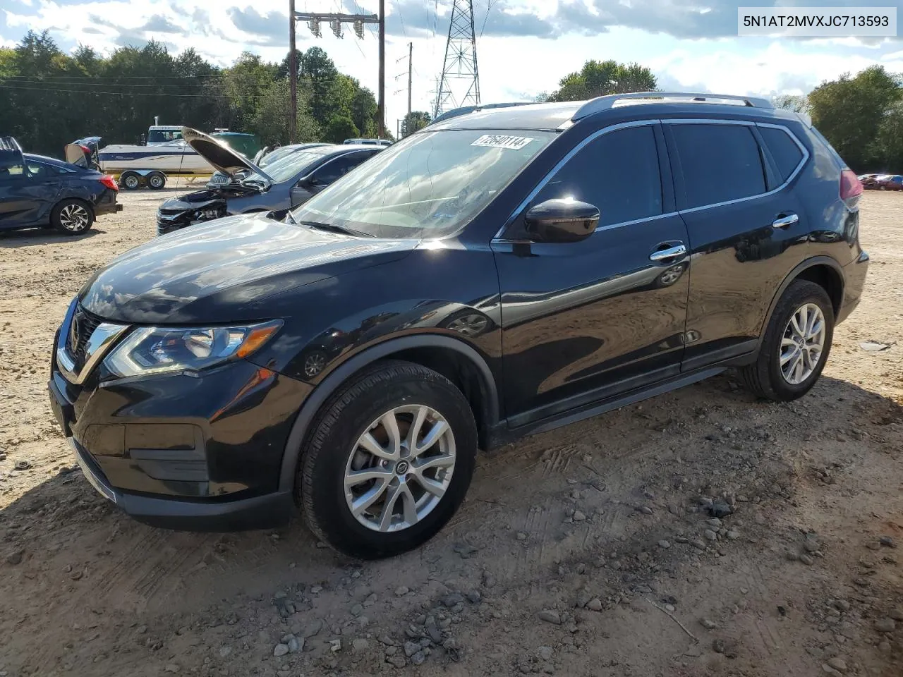 5N1AT2MVXJC713593 2018 Nissan Rogue S