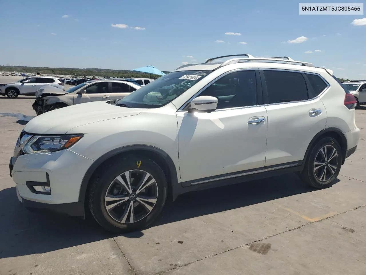 2018 Nissan Rogue S VIN: 5N1AT2MT5JC805466 Lot: 72641624