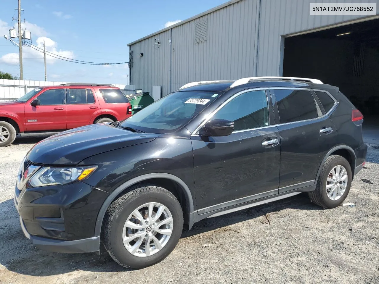 2018 Nissan Rogue S VIN: 5N1AT2MV7JC768552 Lot: 72729244