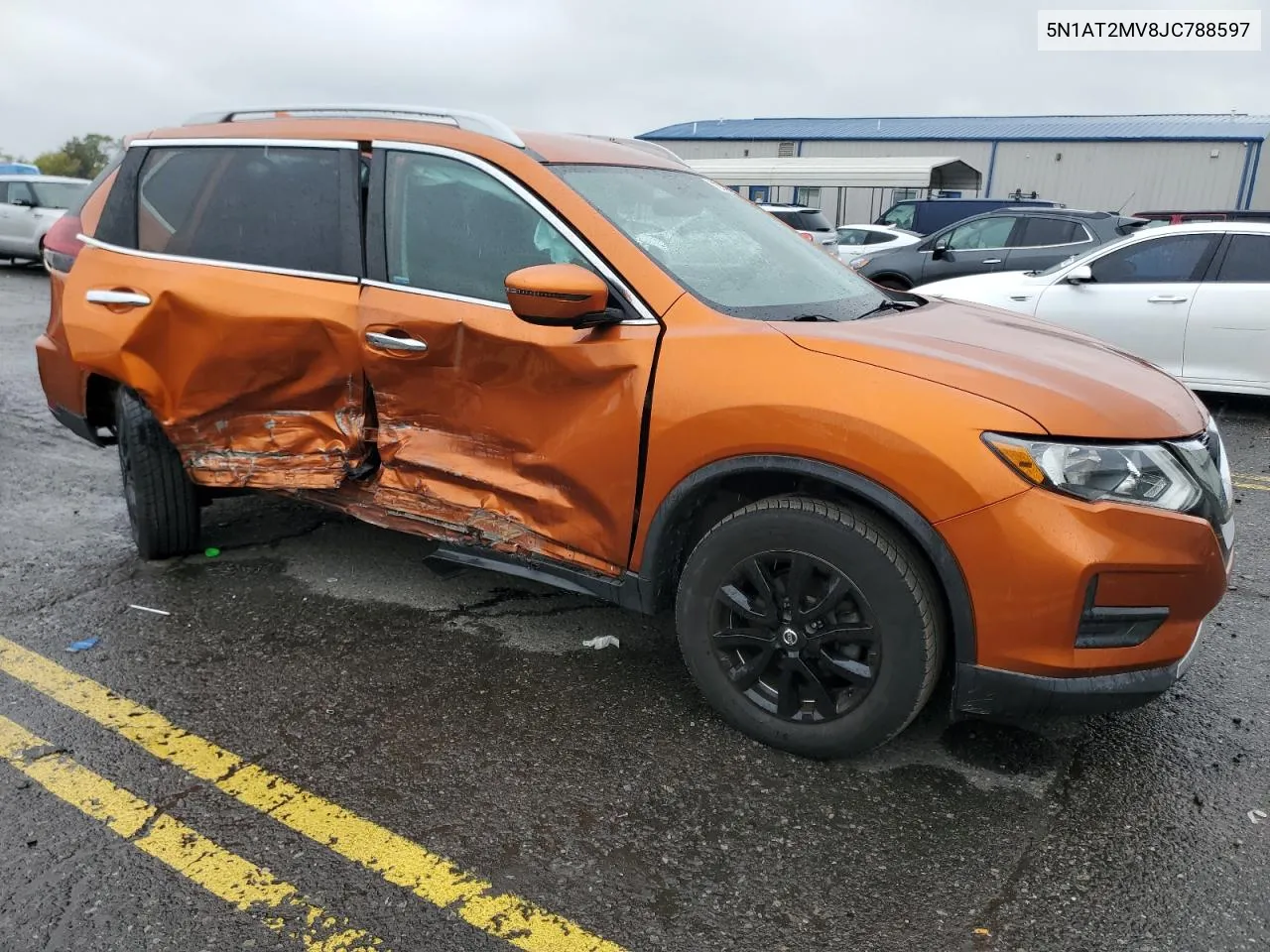 2018 Nissan Rogue S VIN: 5N1AT2MV8JC788597 Lot: 72729284