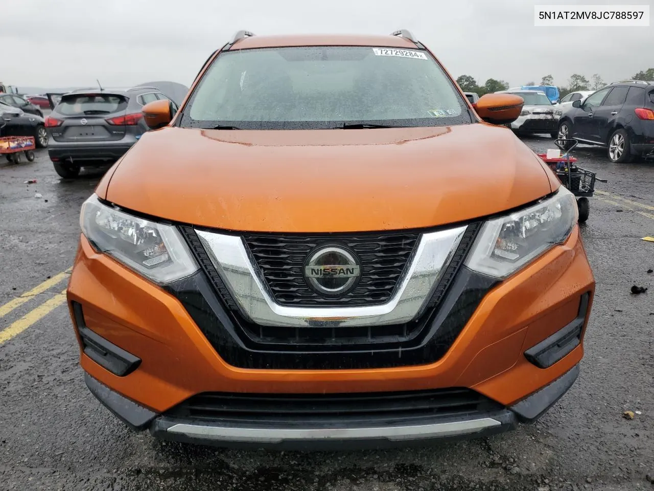 2018 Nissan Rogue S VIN: 5N1AT2MV8JC788597 Lot: 72729284