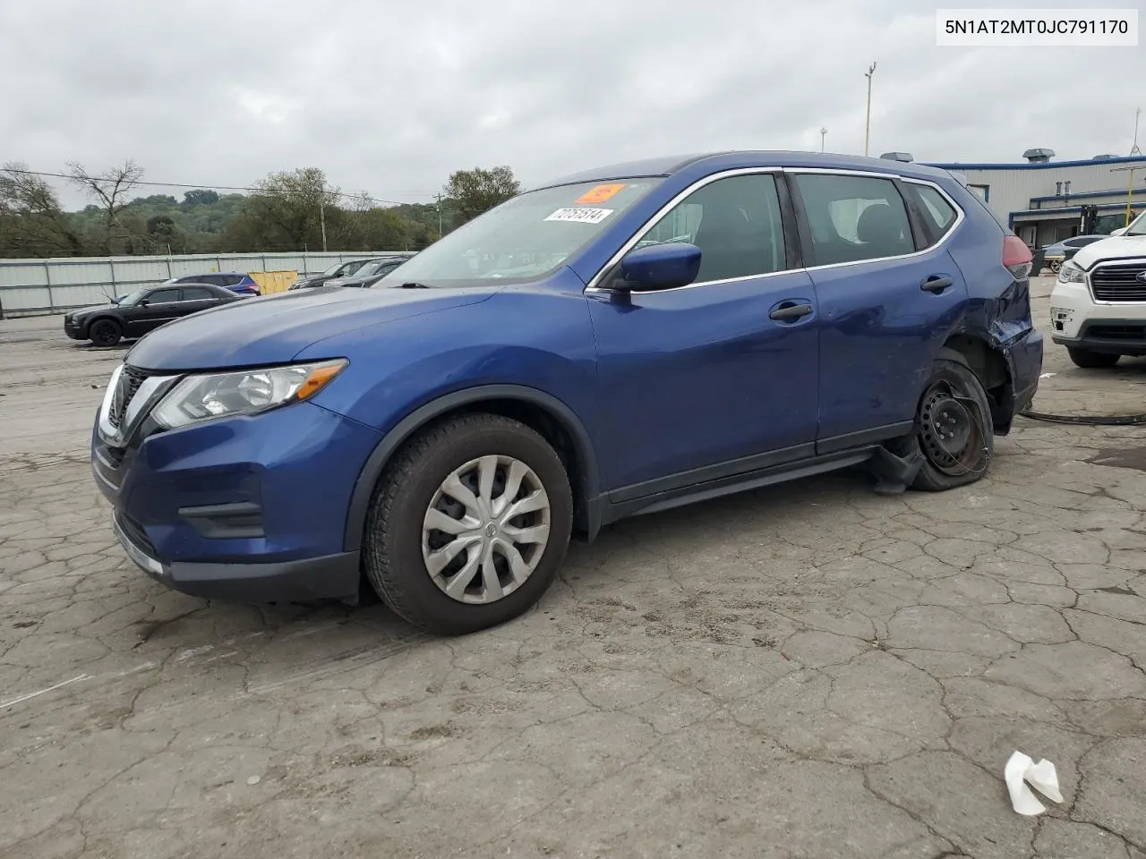 2018 Nissan Rogue S VIN: 5N1AT2MT0JC791170 Lot: 72751514