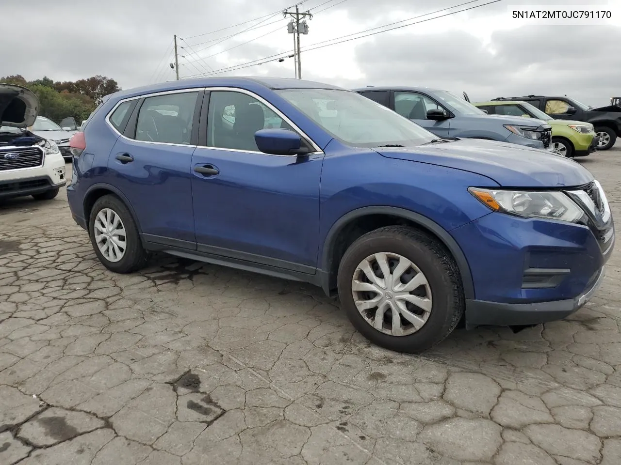 2018 Nissan Rogue S VIN: 5N1AT2MT0JC791170 Lot: 72751514