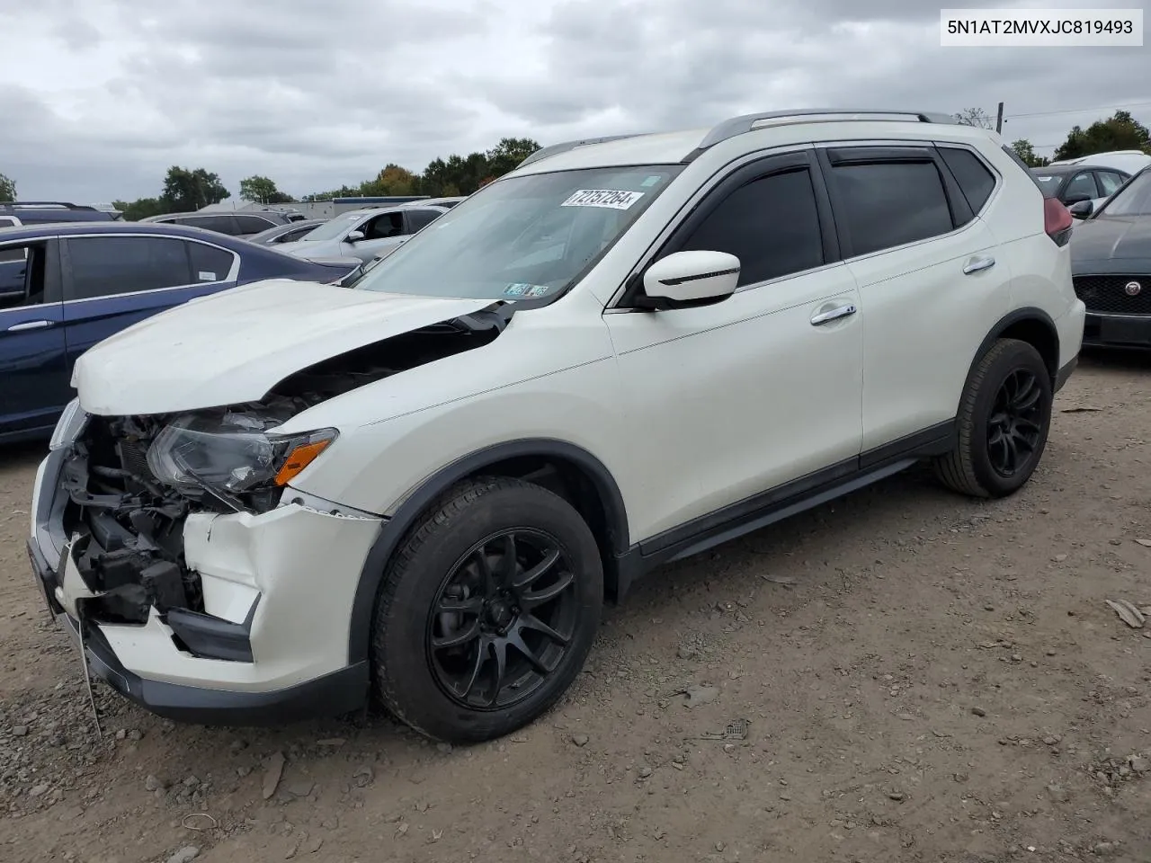 2018 Nissan Rogue S VIN: 5N1AT2MVXJC819493 Lot: 72757264