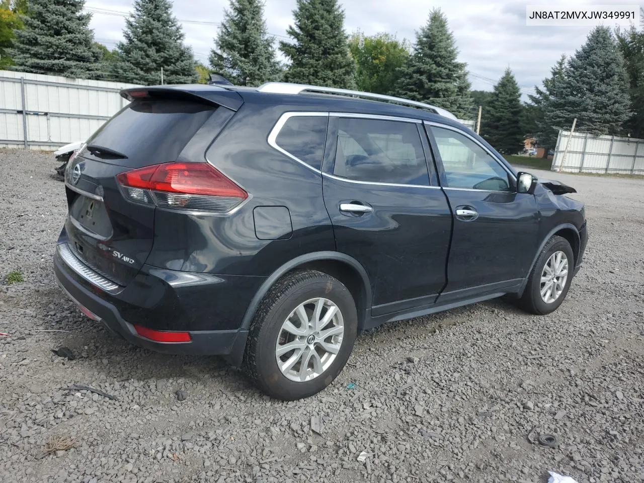 2018 Nissan Rogue S VIN: JN8AT2MVXJW349991 Lot: 72776854