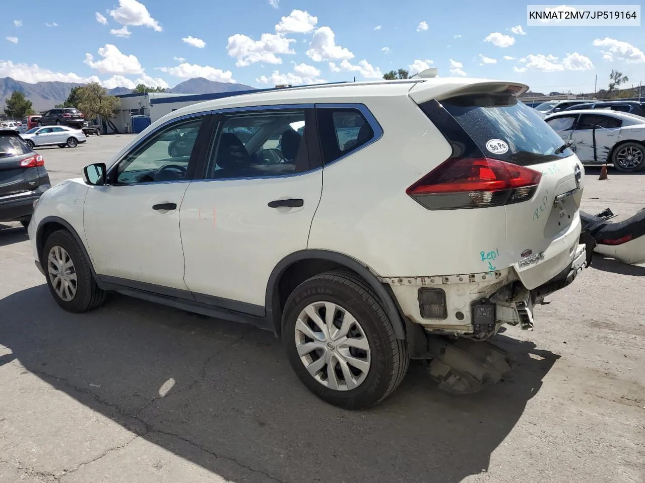 2018 Nissan Rogue S VIN: KNMAT2MV7JP519164 Lot: 72785374