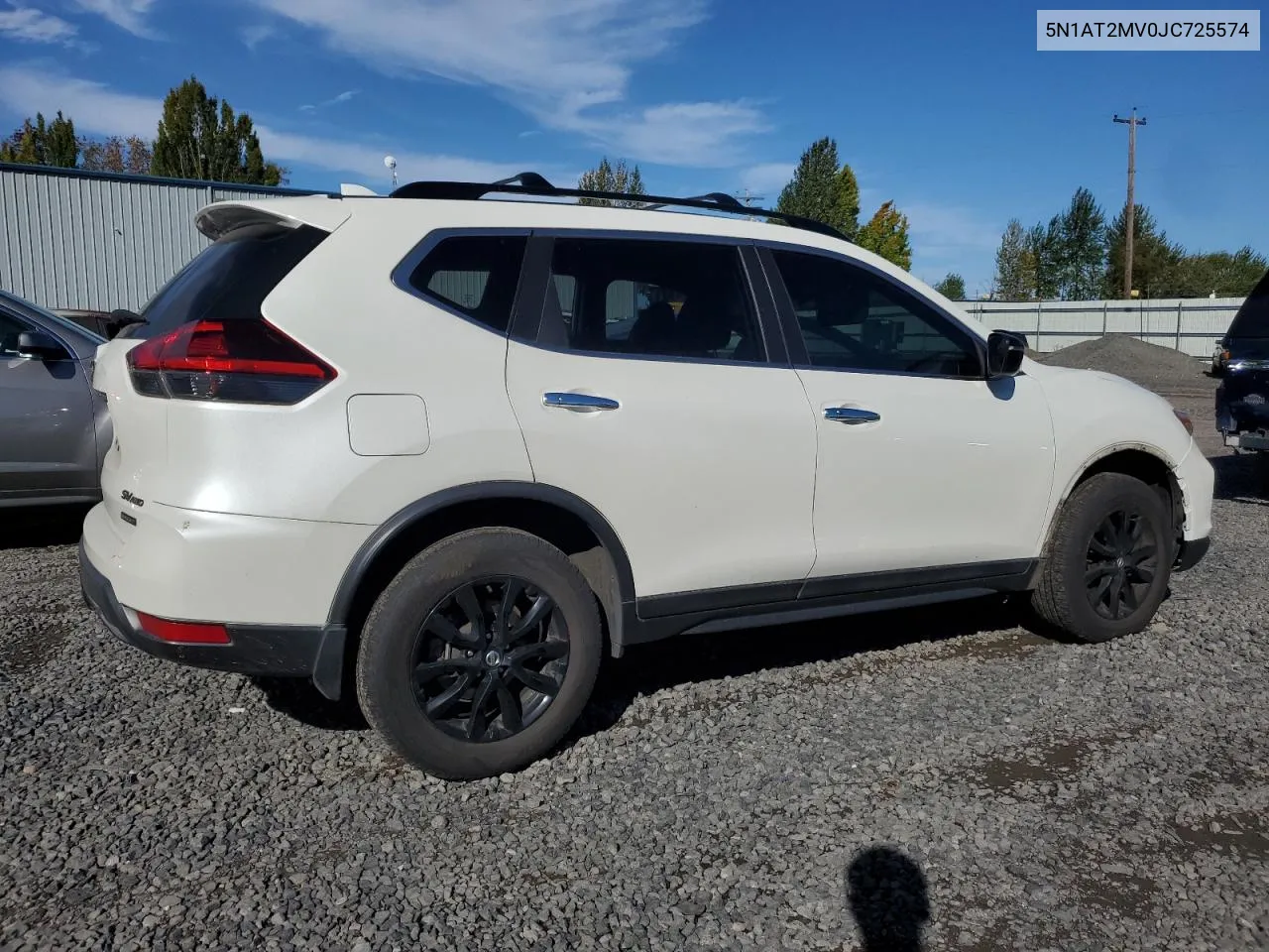 2018 Nissan Rogue S VIN: 5N1AT2MV0JC725574 Lot: 72893134