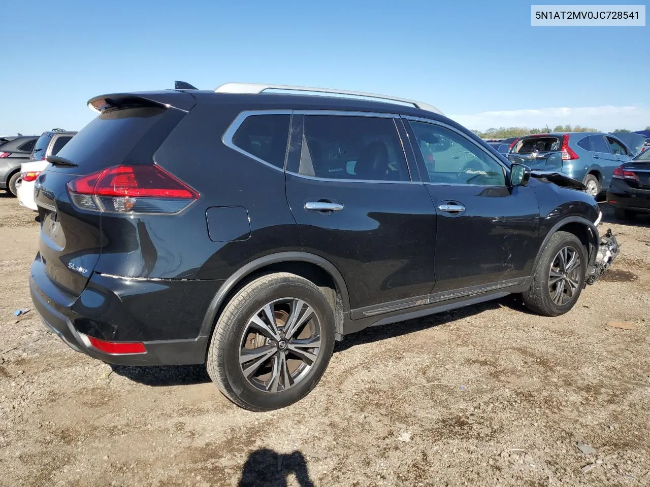 2018 Nissan Rogue S VIN: 5N1AT2MV0JC728541 Lot: 72916374