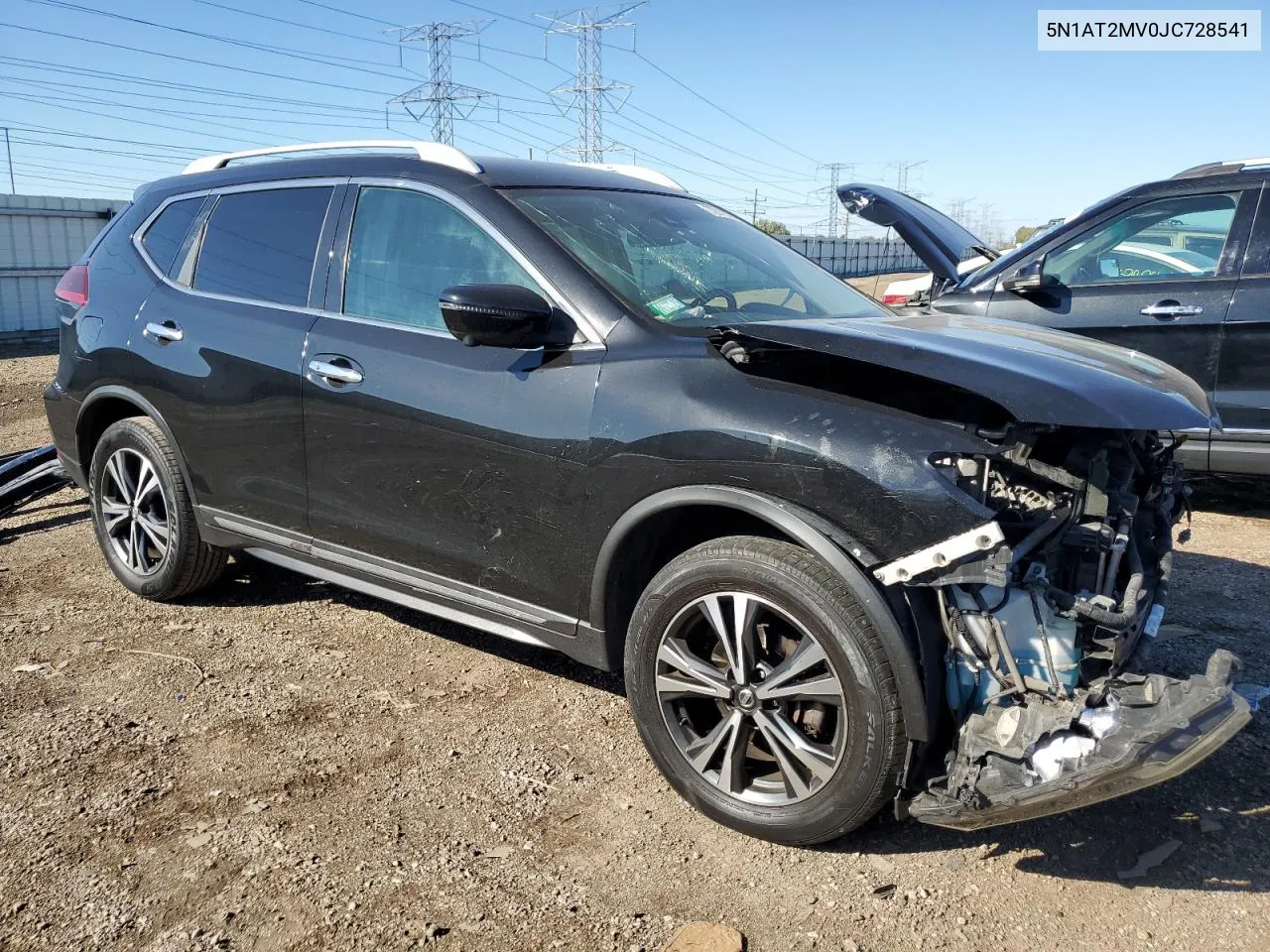 2018 Nissan Rogue S VIN: 5N1AT2MV0JC728541 Lot: 72916374