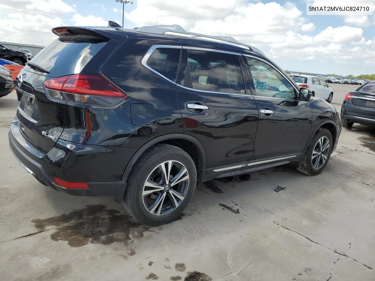 2018 Nissan Rogue S VIN: 5N1AT2MV6JC824710 Lot: 72925284