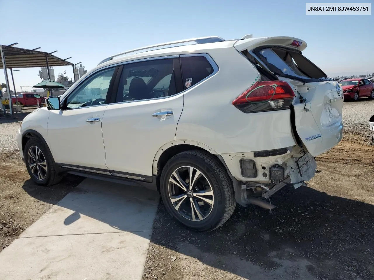 2018 Nissan Rogue S VIN: JN8AT2MT8JW453751 Lot: 72951254