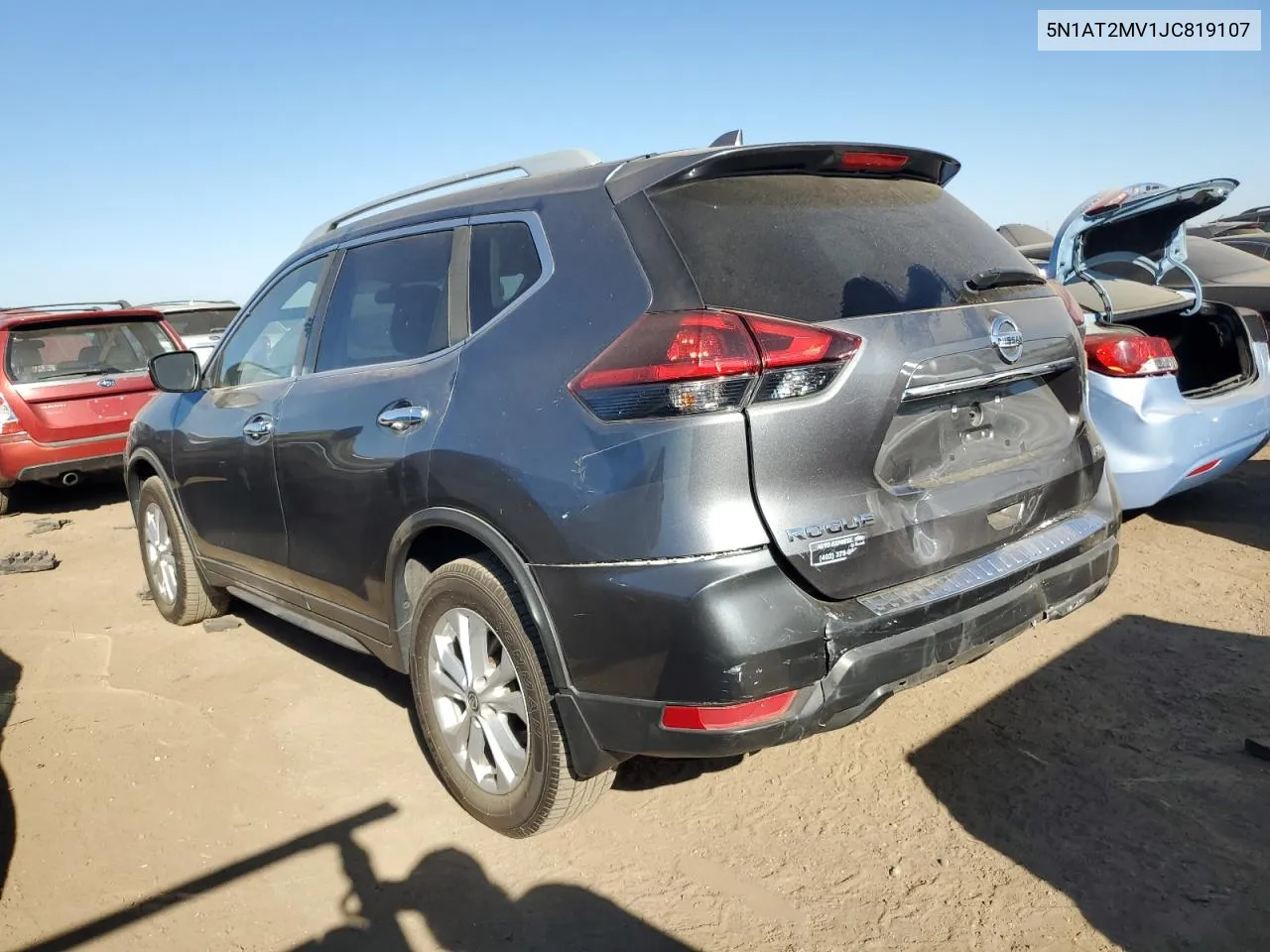 2018 Nissan Rogue S VIN: 5N1AT2MV1JC819107 Lot: 72981274