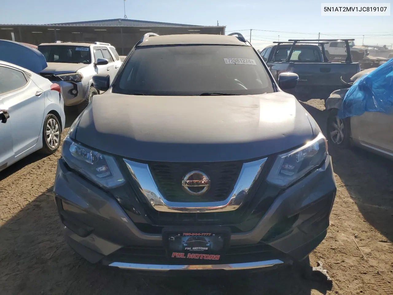 5N1AT2MV1JC819107 2018 Nissan Rogue S