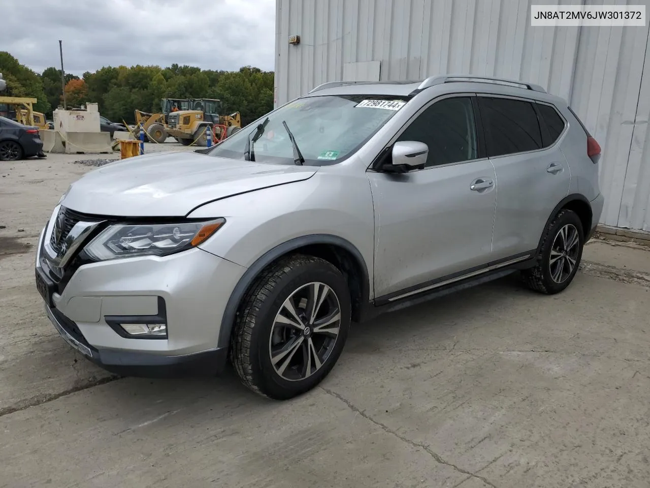 2018 Nissan Rogue S VIN: JN8AT2MV6JW301372 Lot: 72981744