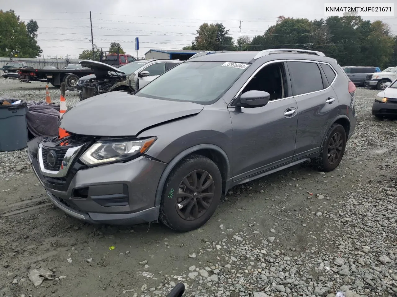 2018 Nissan Rogue S VIN: KNMAT2MTXJP621671 Lot: 72996944