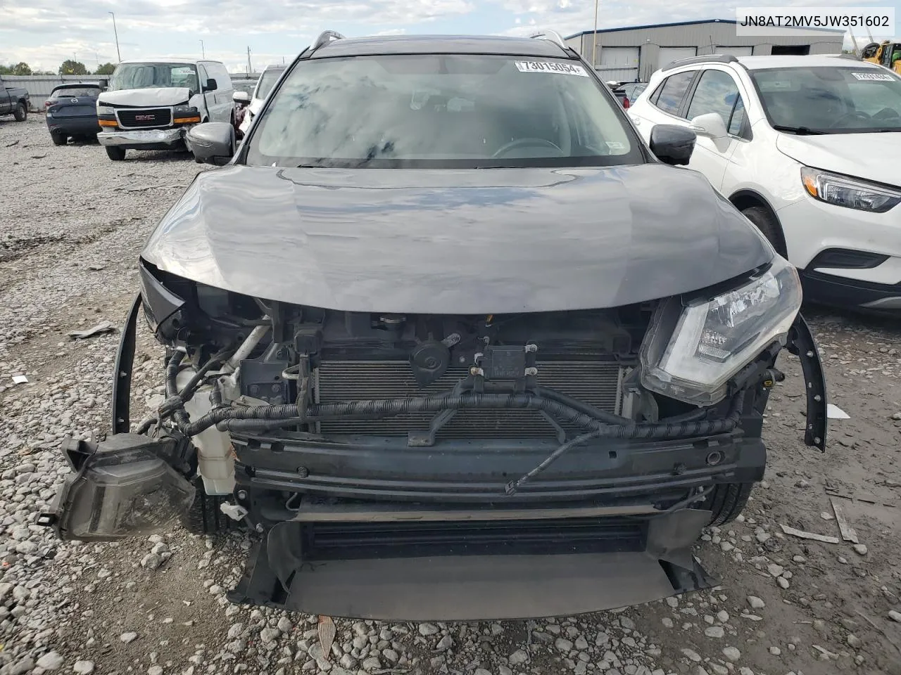 2018 Nissan Rogue S VIN: JN8AT2MV5JW351602 Lot: 73015054