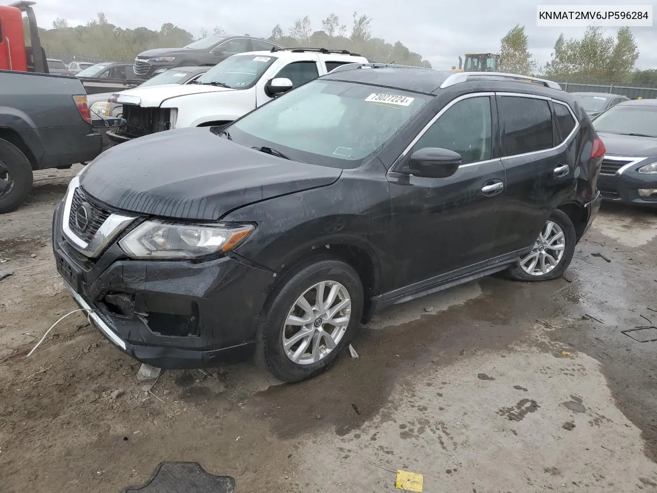 2018 Nissan Rogue S VIN: KNMAT2MV6JP596284 Lot: 73027224