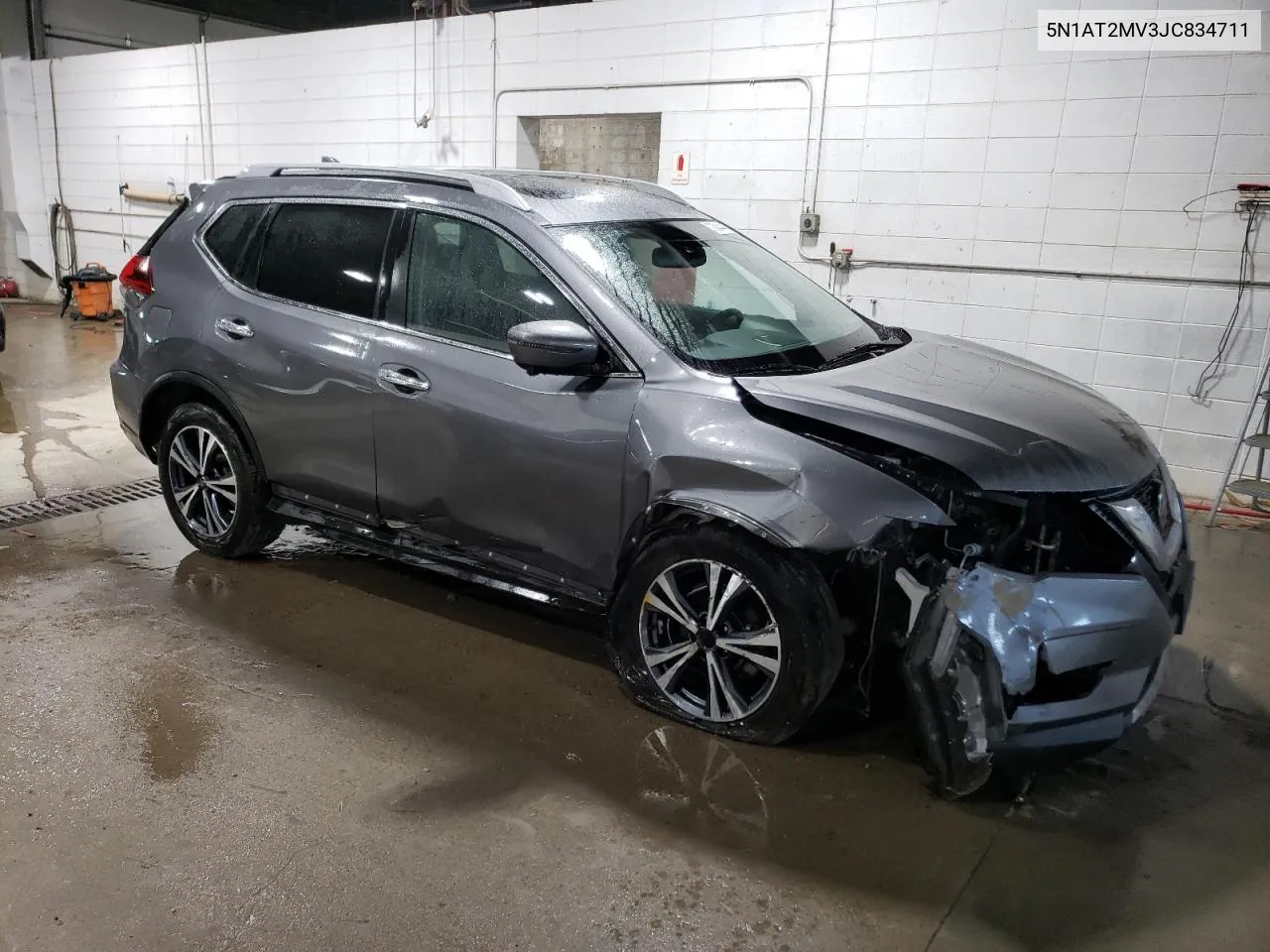 2018 Nissan Rogue S VIN: 5N1AT2MV3JC834711 Lot: 73044484