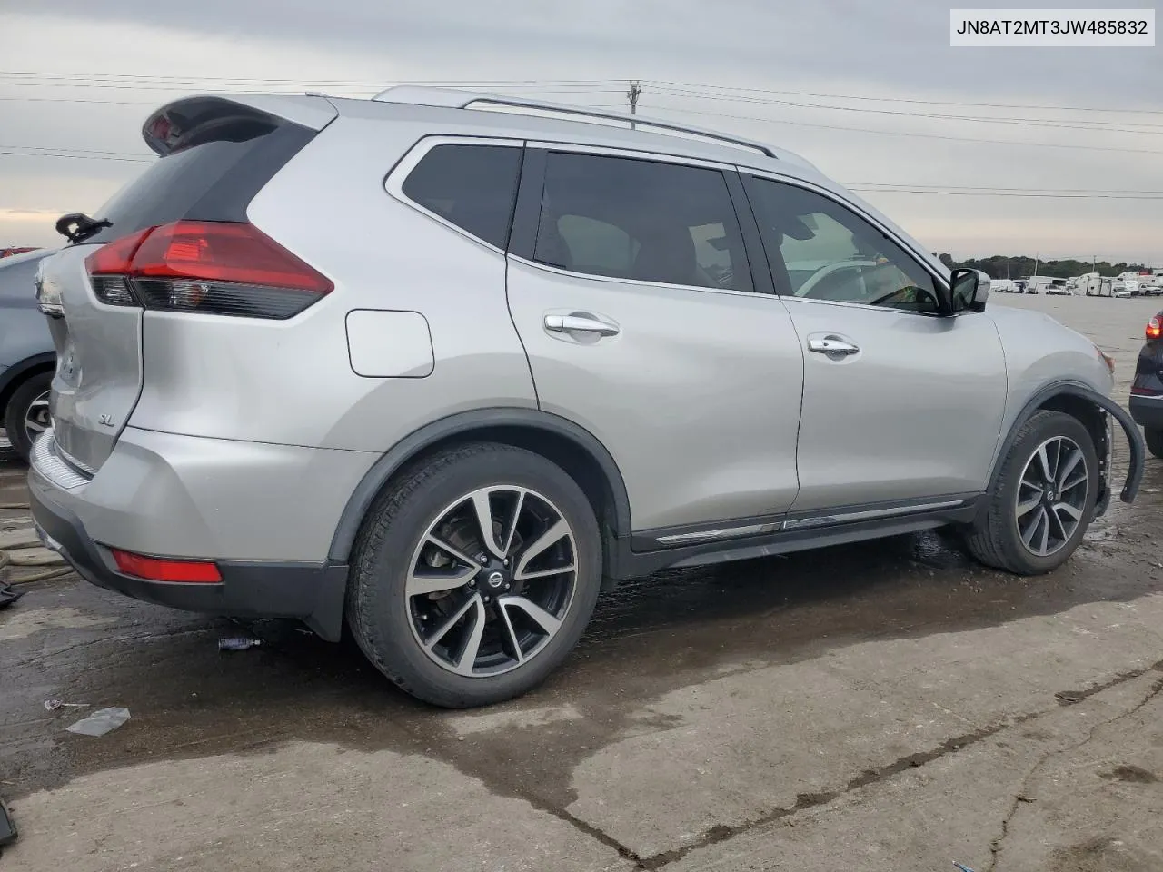 2018 Nissan Rogue S VIN: JN8AT2MT3JW485832 Lot: 73049584