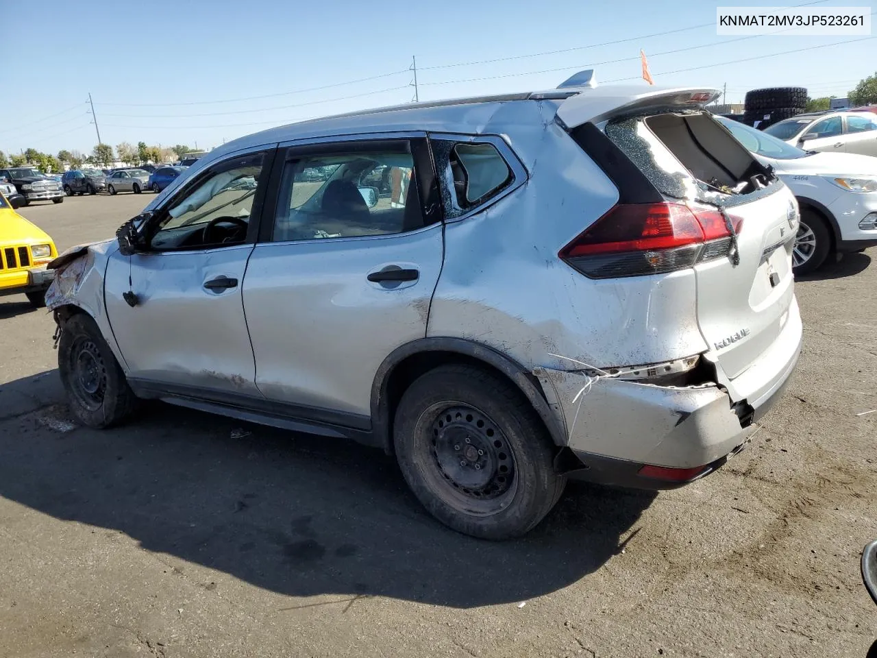 2018 Nissan Rogue S VIN: KNMAT2MV3JP523261 Lot: 73106004