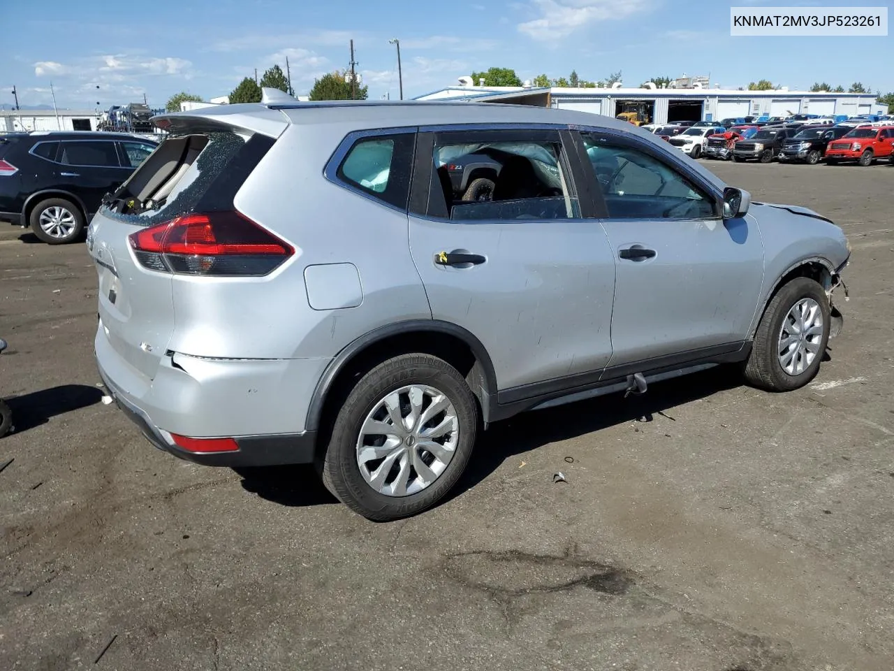 2018 Nissan Rogue S VIN: KNMAT2MV3JP523261 Lot: 73106004