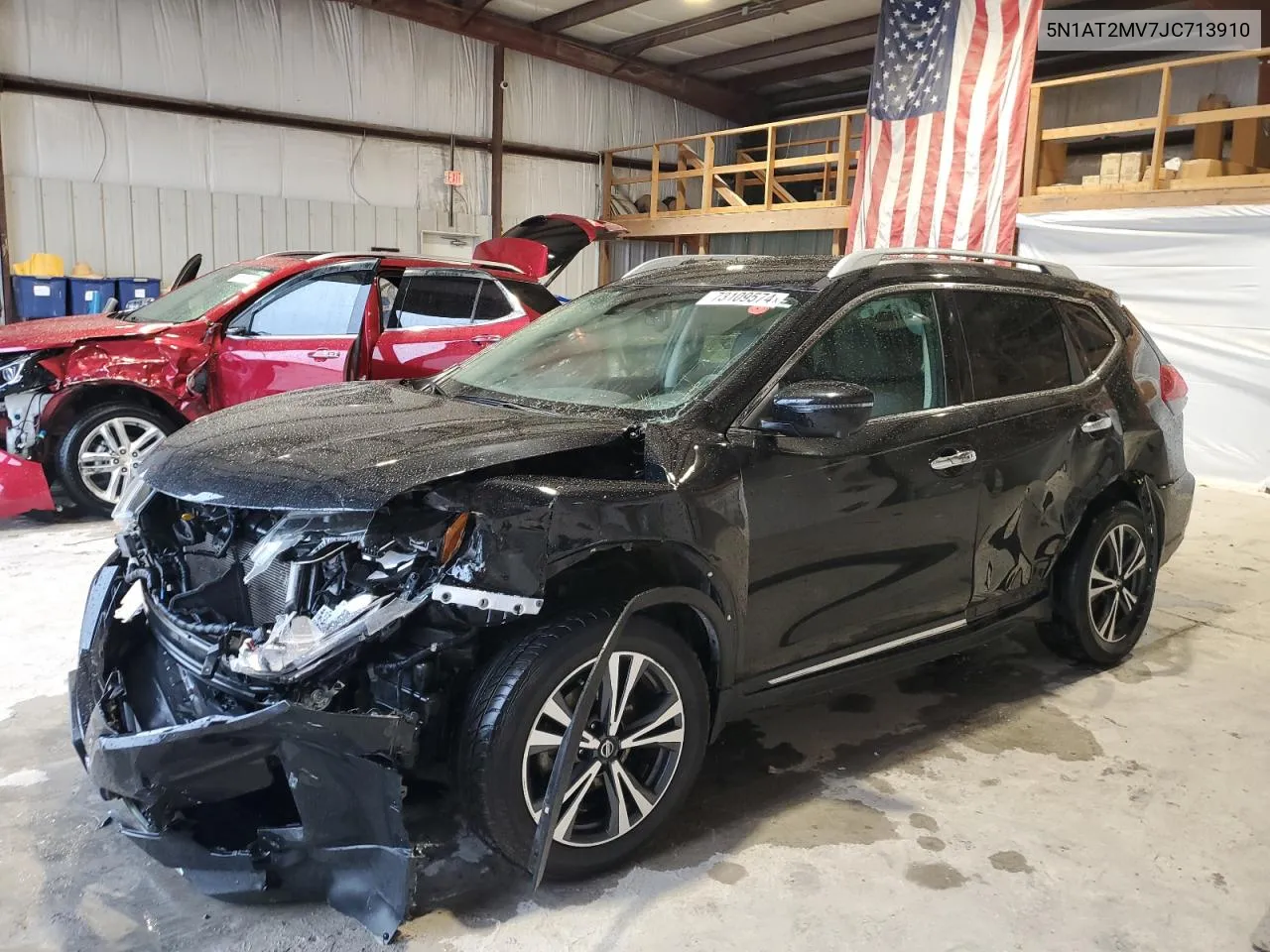 2018 Nissan Rogue S VIN: 5N1AT2MV7JC713910 Lot: 73109574