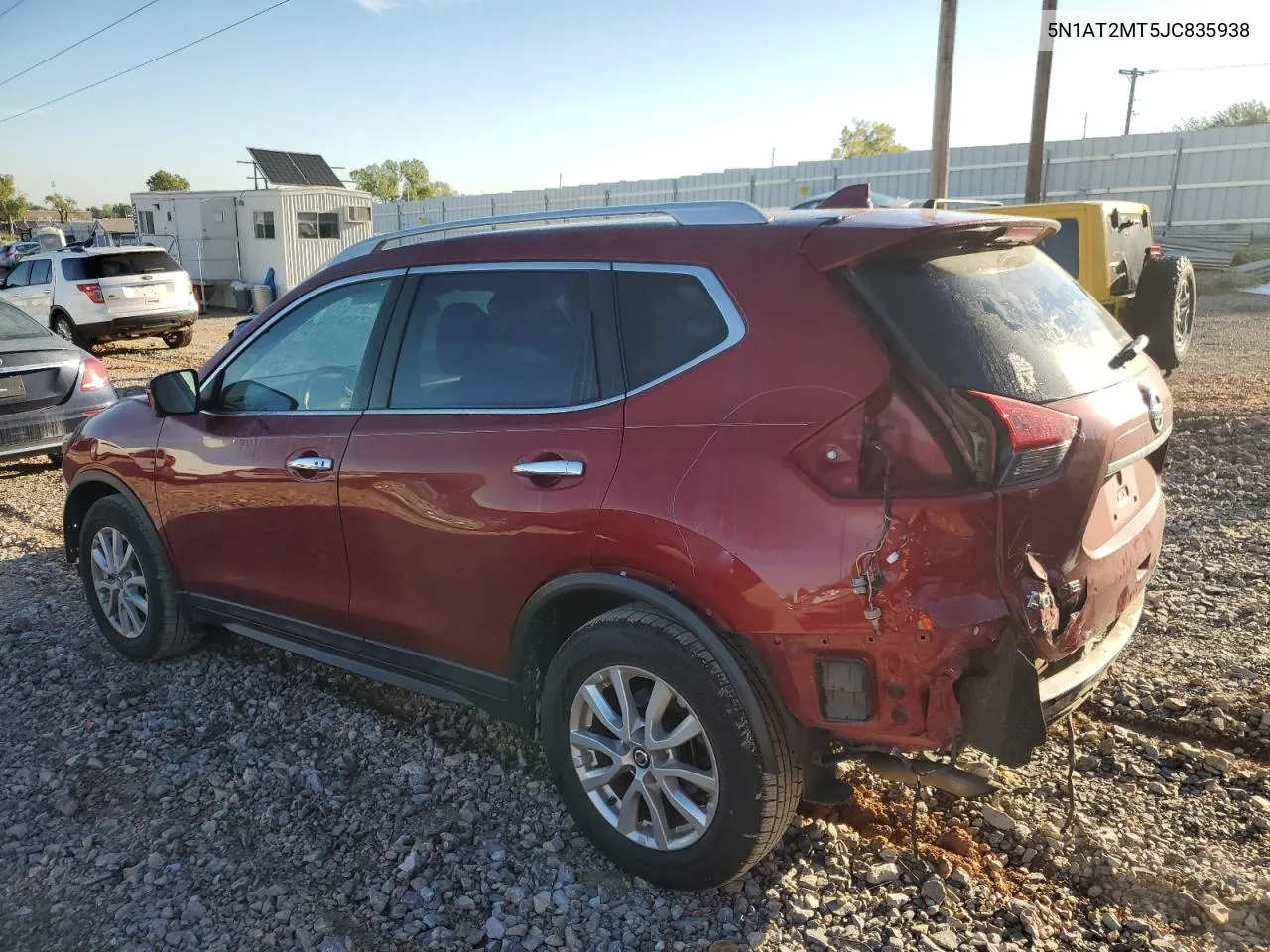 2018 Nissan Rogue S VIN: 5N1AT2MT5JC835938 Lot: 73216434