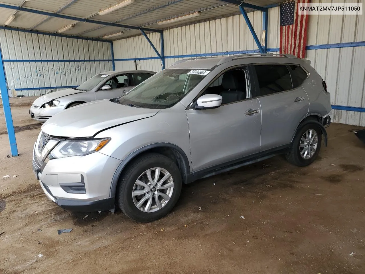 2018 Nissan Rogue S VIN: KNMAT2MV7JP511050 Lot: 73236894