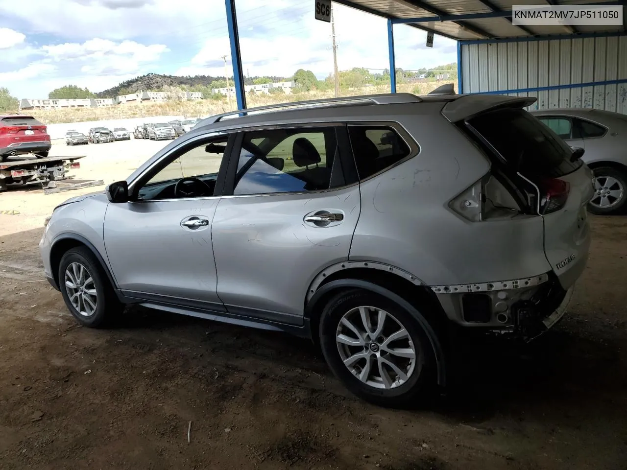 2018 Nissan Rogue S VIN: KNMAT2MV7JP511050 Lot: 73236894