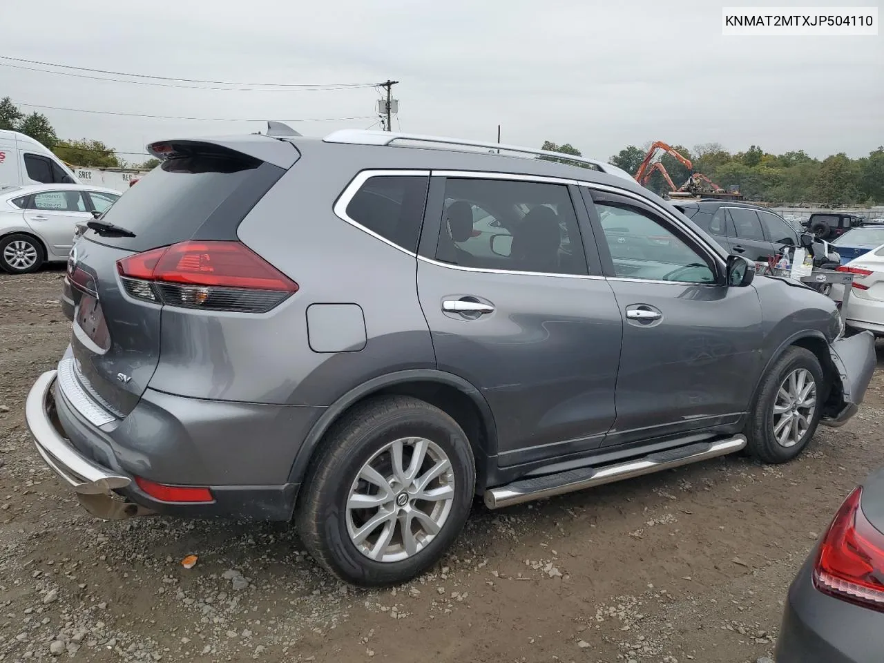 2018 Nissan Rogue S VIN: KNMAT2MTXJP504110 Lot: 73308334