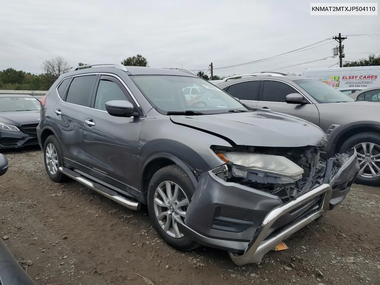 2018 Nissan Rogue S VIN: KNMAT2MTXJP504110 Lot: 73308334