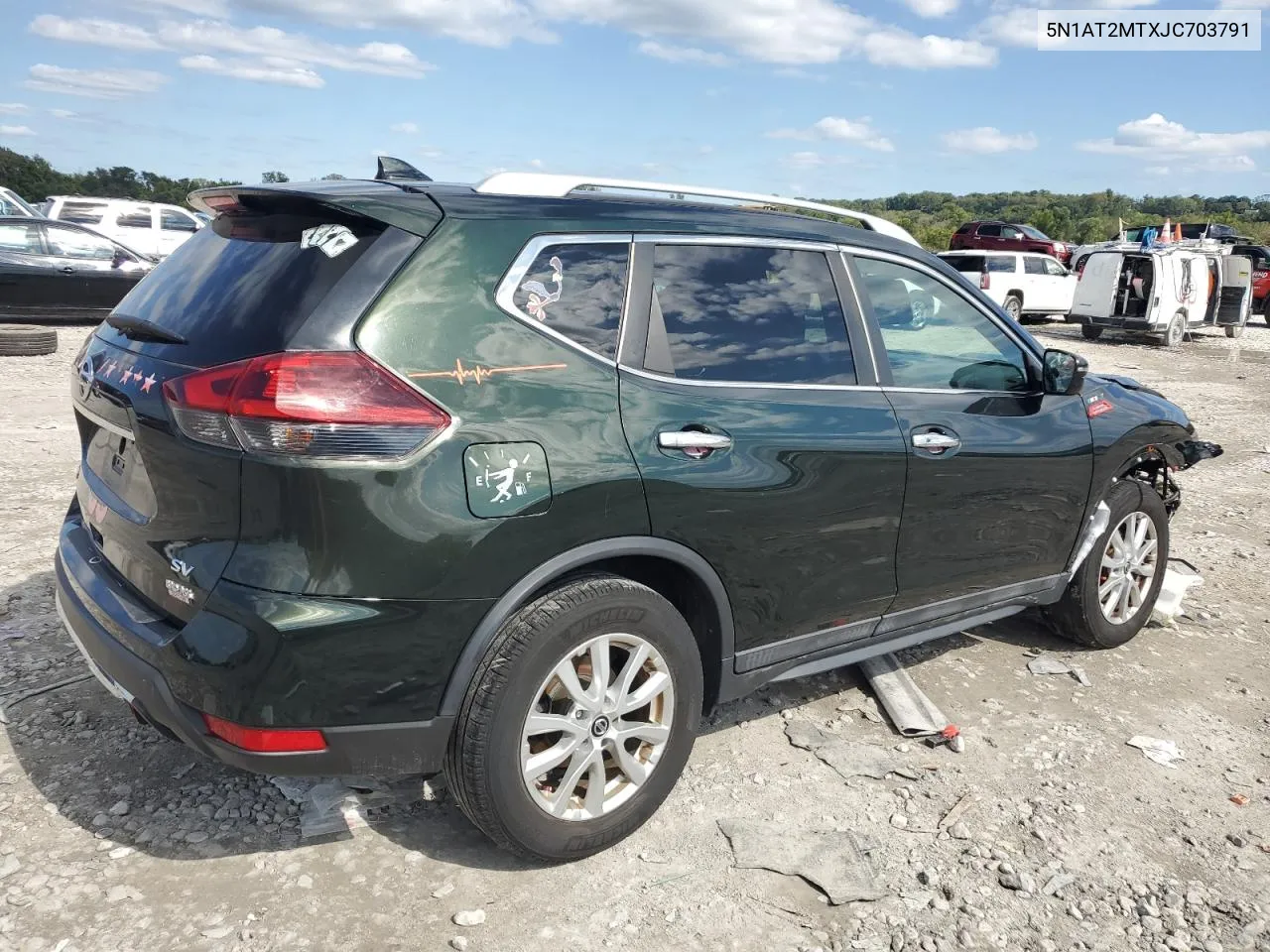 2018 Nissan Rogue S VIN: 5N1AT2MTXJC703791 Lot: 73411814