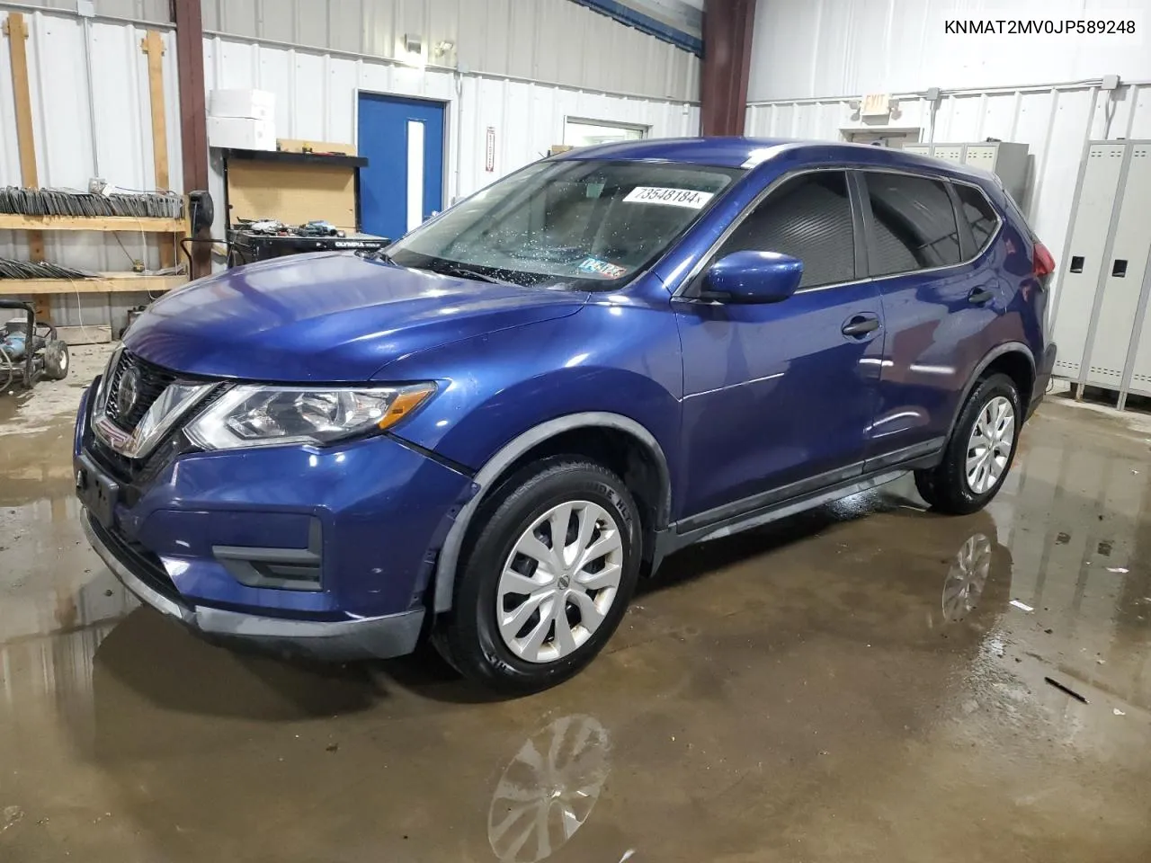 2018 Nissan Rogue S VIN: KNMAT2MV0JP589248 Lot: 73548184