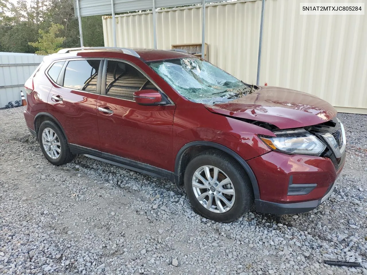 2018 Nissan Rogue S VIN: 5N1AT2MTXJC805284 Lot: 73636884