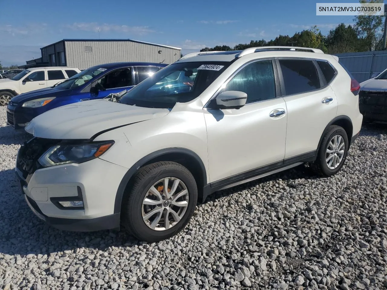 2018 Nissan Rogue S VIN: 5N1AT2MV3JC703519 Lot: 73645924