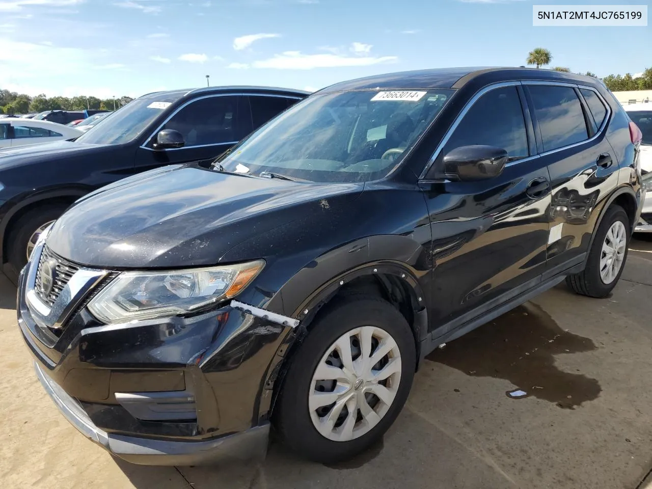 2018 Nissan Rogue S VIN: 5N1AT2MT4JC765199 Lot: 73663014