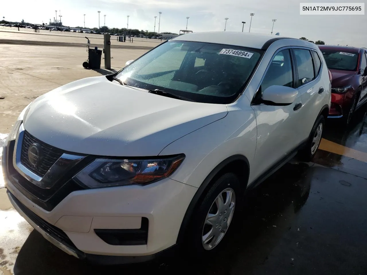 2018 Nissan Rogue S VIN: 5N1AT2MV9JC775695 Lot: 73748894