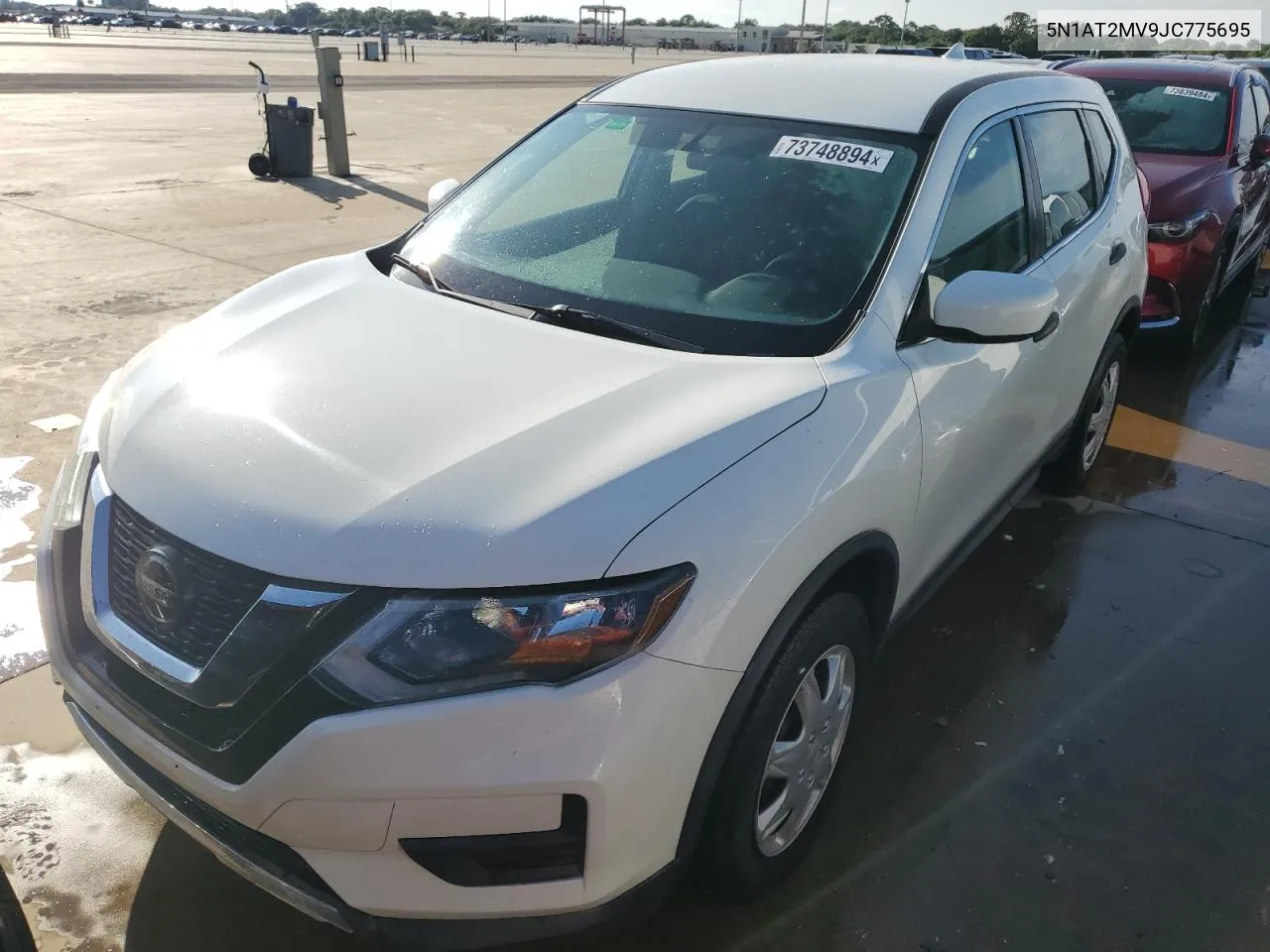 2018 Nissan Rogue S VIN: 5N1AT2MV9JC775695 Lot: 73748894