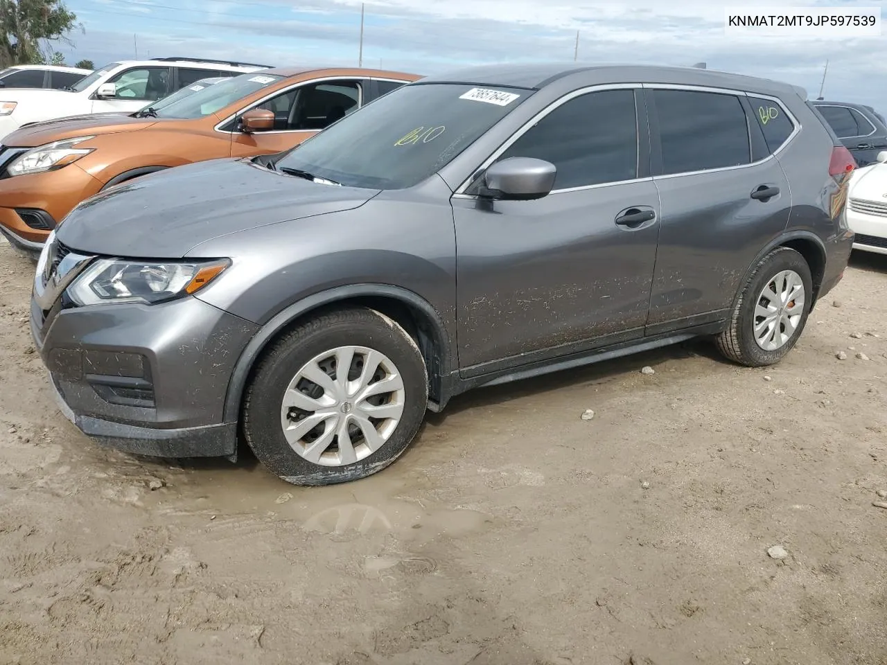 2018 Nissan Rogue S VIN: KNMAT2MT9JP597539 Lot: 73857644