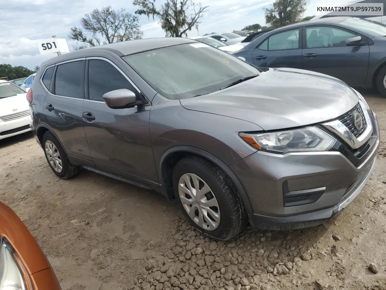 2018 Nissan Rogue S VIN: KNMAT2MT9JP597539 Lot: 73857644