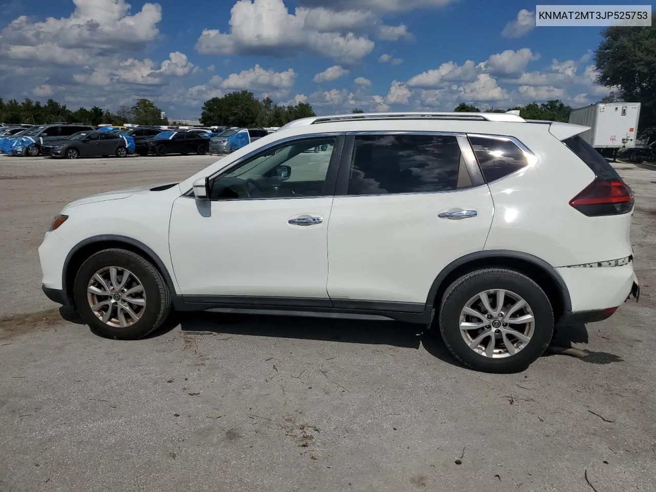 2018 Nissan Rogue S VIN: KNMAT2MT3JP525753 Lot: 73884584