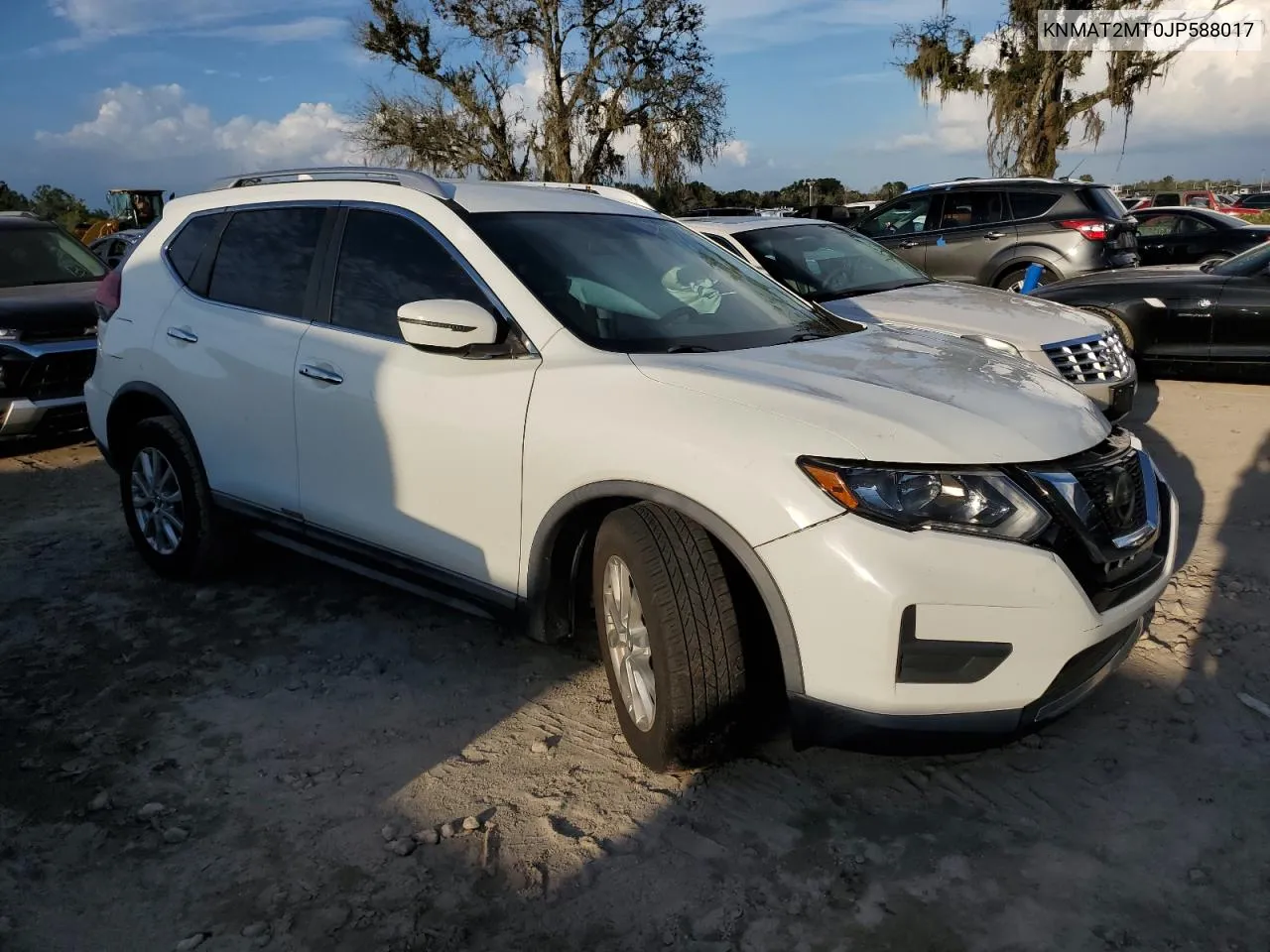 2018 Nissan Rogue S VIN: KNMAT2MT0JP588017 Lot: 73931234