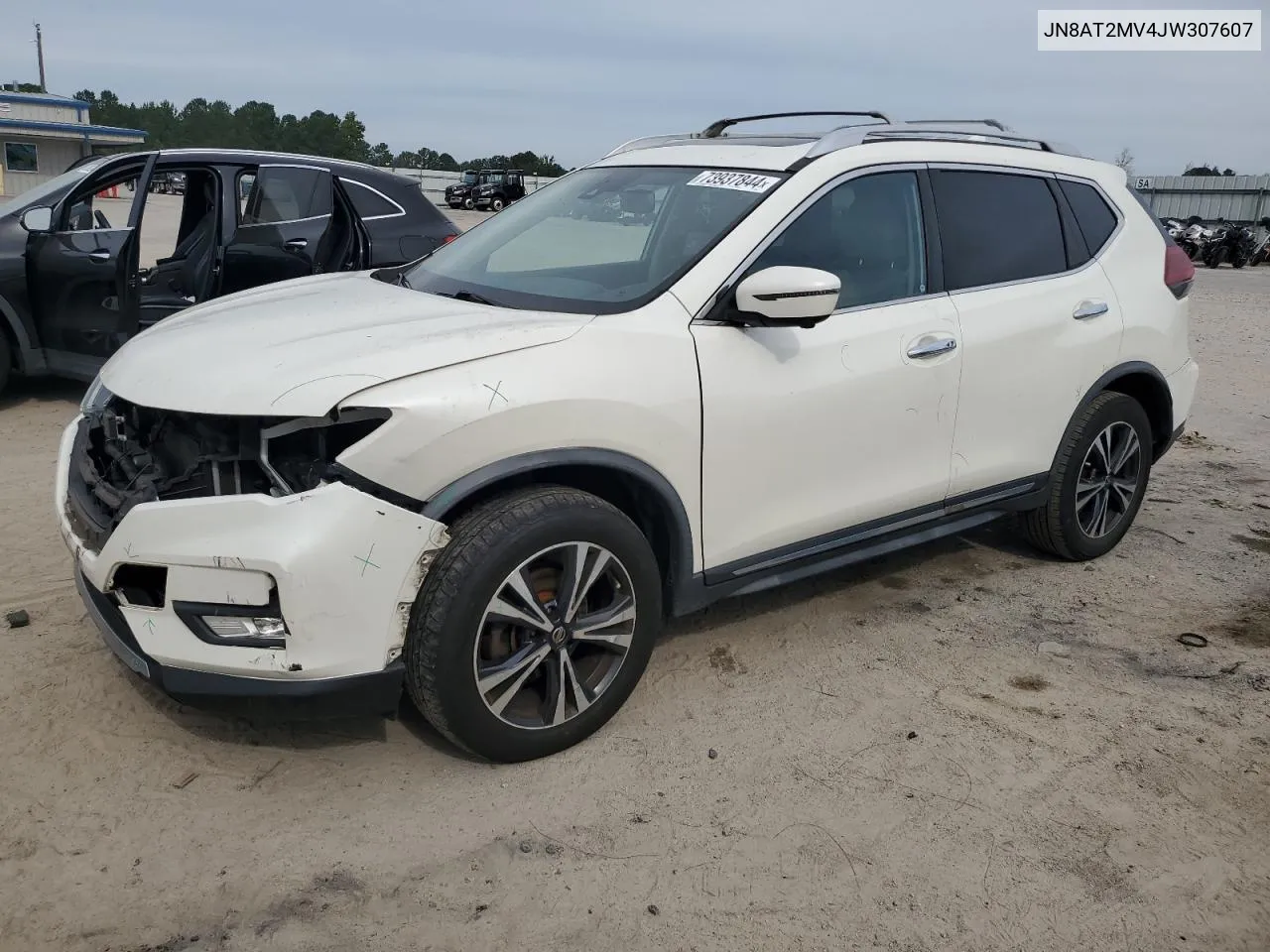 2018 Nissan Rogue S VIN: JN8AT2MV4JW307607 Lot: 73937844