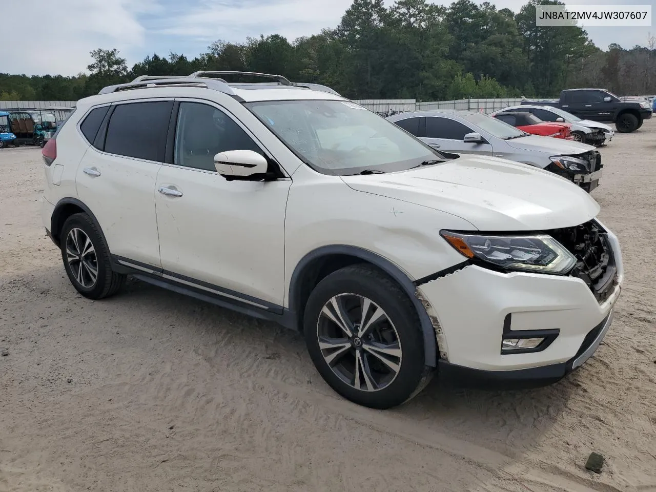 2018 Nissan Rogue S VIN: JN8AT2MV4JW307607 Lot: 73937844