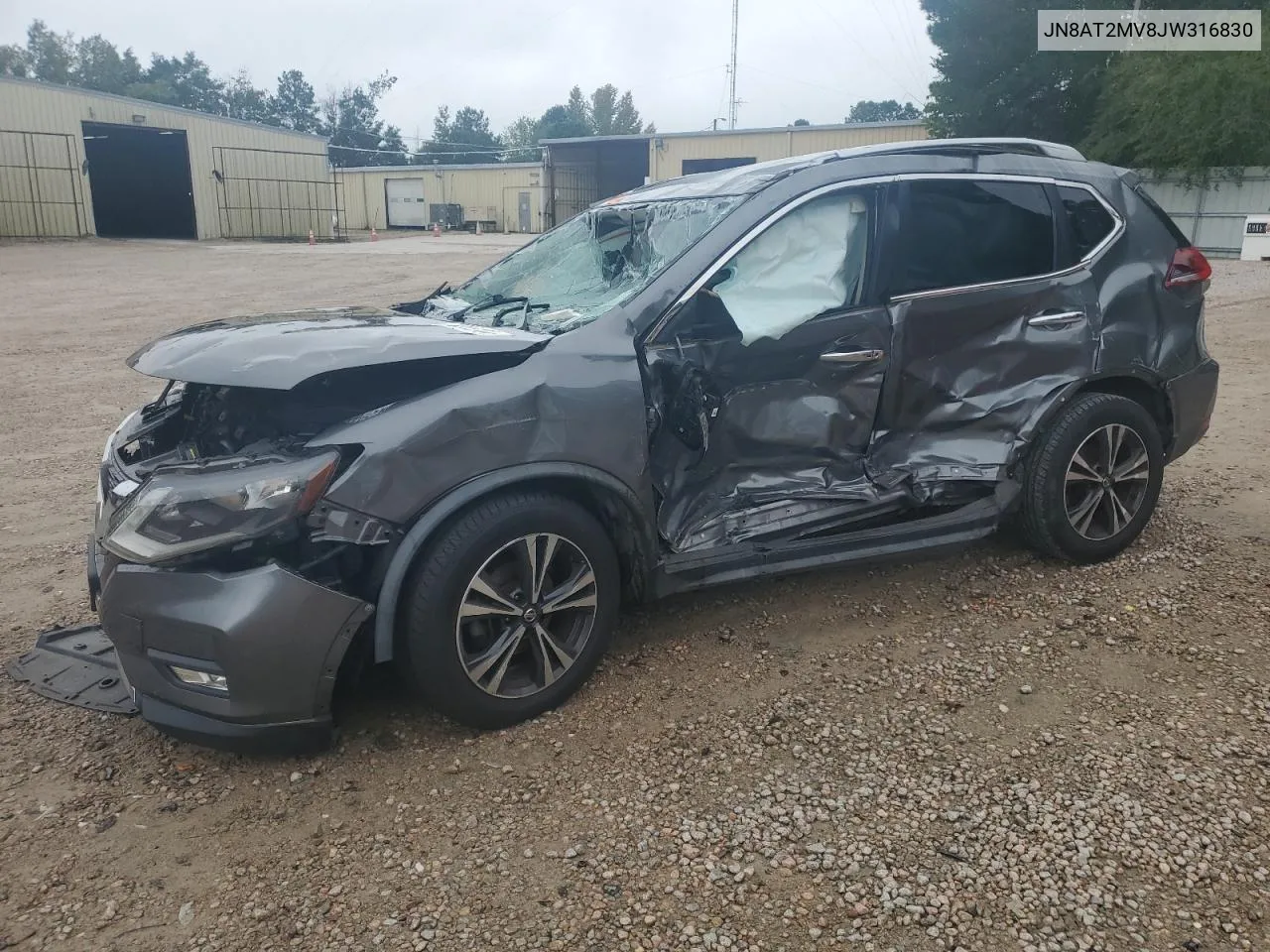 2018 Nissan Rogue S VIN: JN8AT2MV8JW316830 Lot: 73968164