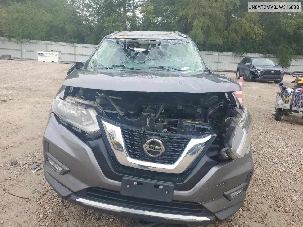 2018 Nissan Rogue S VIN: JN8AT2MV8JW316830 Lot: 73968164