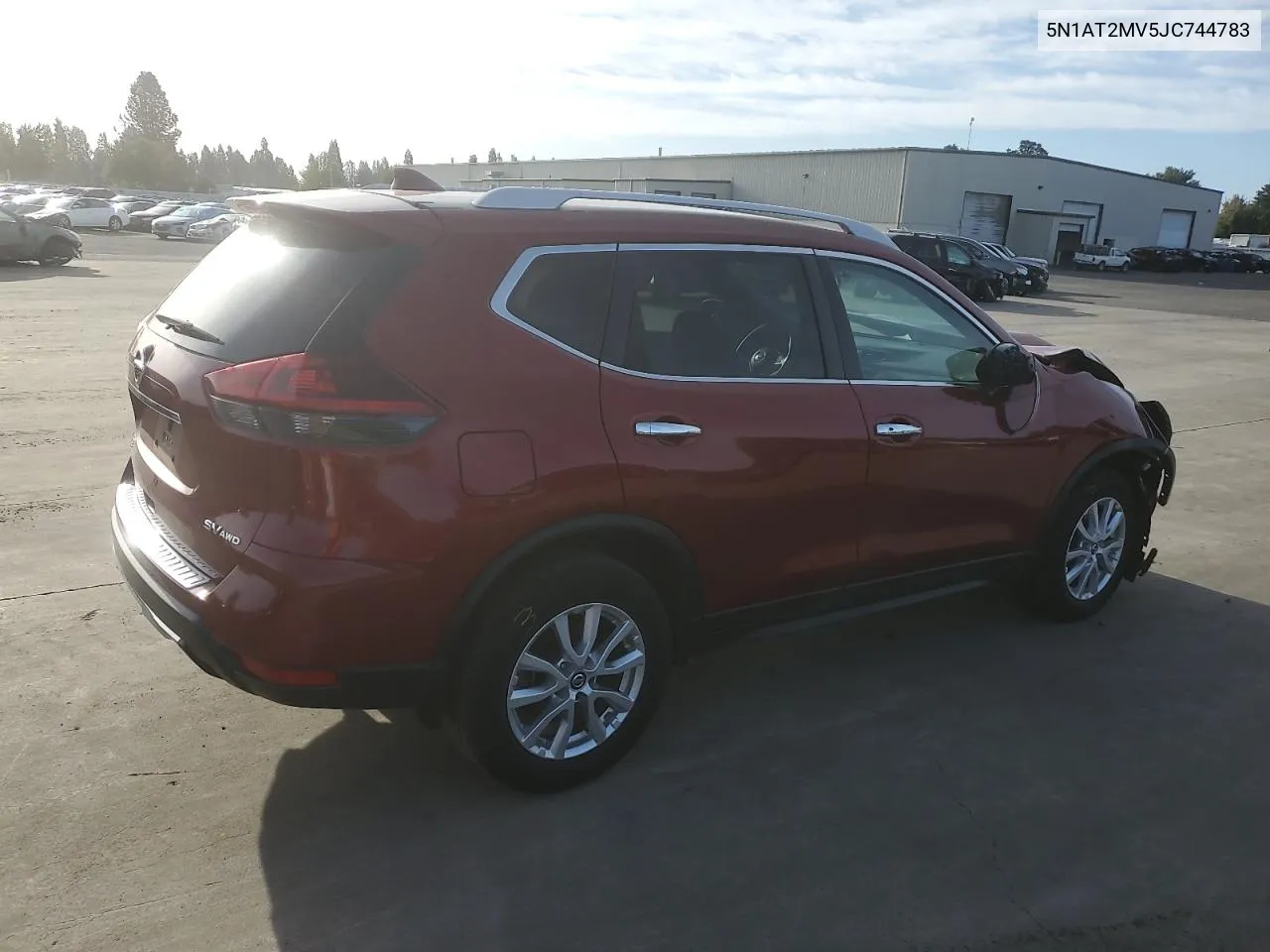 2018 Nissan Rogue S VIN: 5N1AT2MV5JC744783 Lot: 74090334