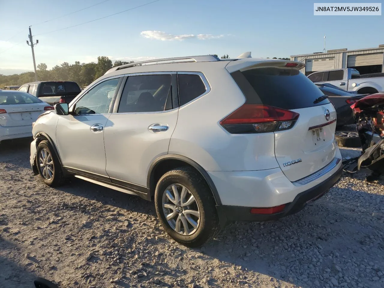 2018 Nissan Rogue S VIN: JN8AT2MV5JW349526 Lot: 74216694