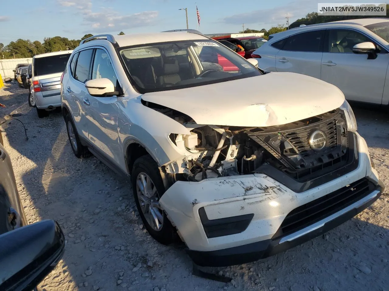 2018 Nissan Rogue S VIN: JN8AT2MV5JW349526 Lot: 74216694